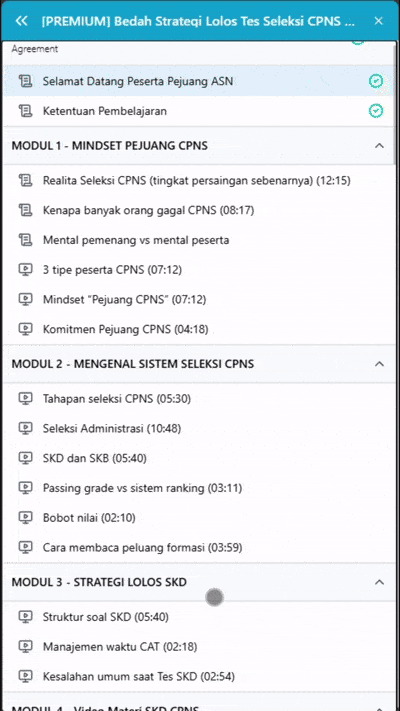 Sneak Peek Platform Belajar Akademi CPNS