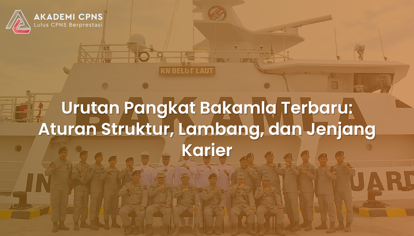 Urutan Pangkat Bakamla Terbaru: Aturan Struktur, Lambang, dan Jenjang Karier