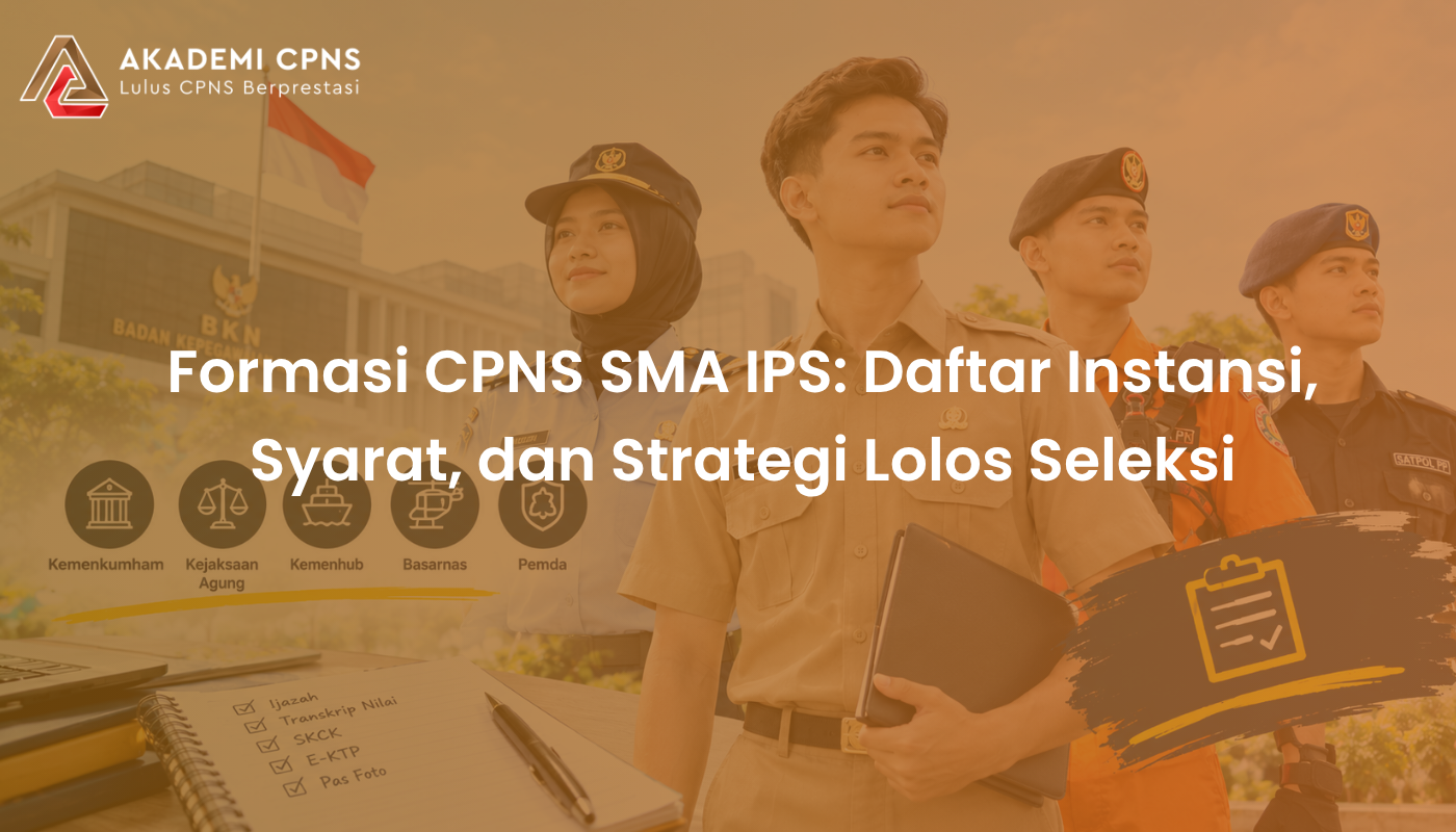 Formasi CPNS SMA IPS: Daftar Instansi, Syarat, dan Strategi Lolos Seleksi
